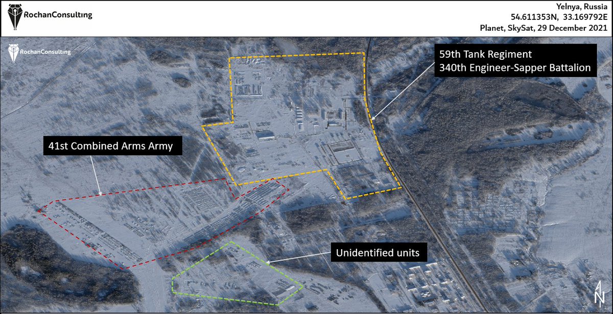 An overview of Yelnya from 29th December courtesy of @planet and with @CSBiggers support. Clearly, more equipment arrived between early (latest @Maxar's image) and late December