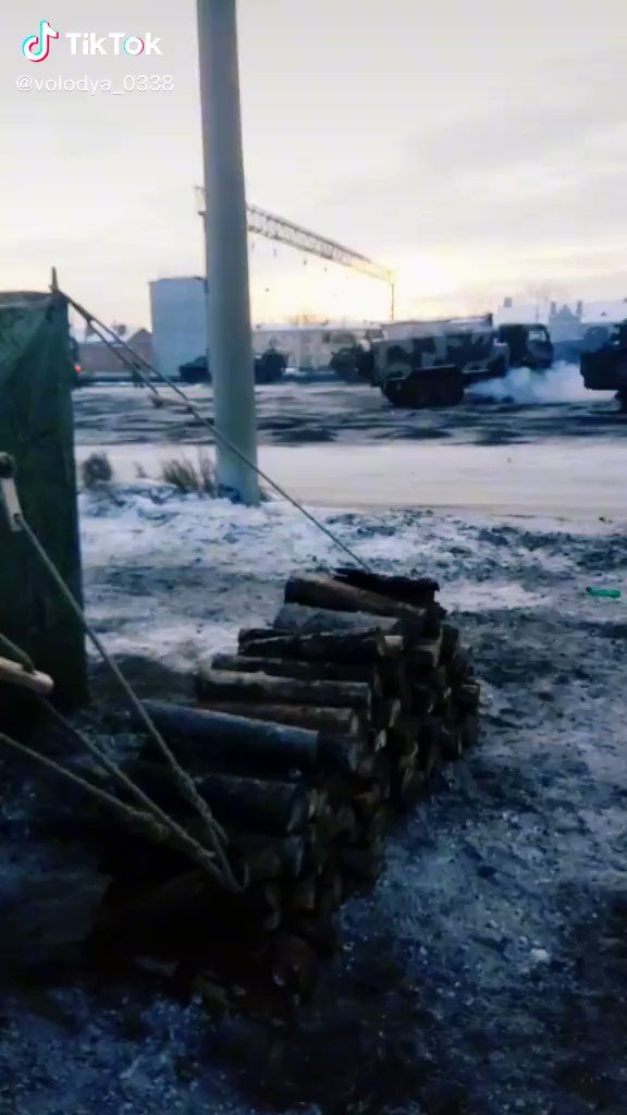 Military loading into echelons at Ulan-Ude