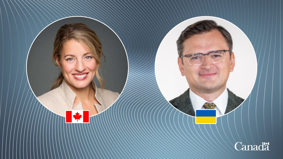 Today, Canadian FM Minister Joly spoke with Dmytro Kuleba, Ukraine's Minister of Foreign Affairs