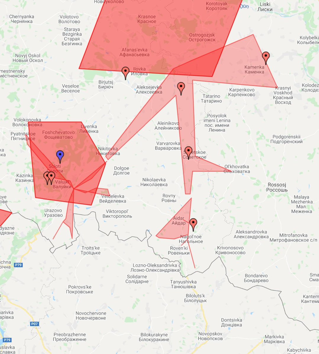 Some days ago, a host of strange NOTAMs were issued for the Voronezh, Valuyki and Boguchar areas
