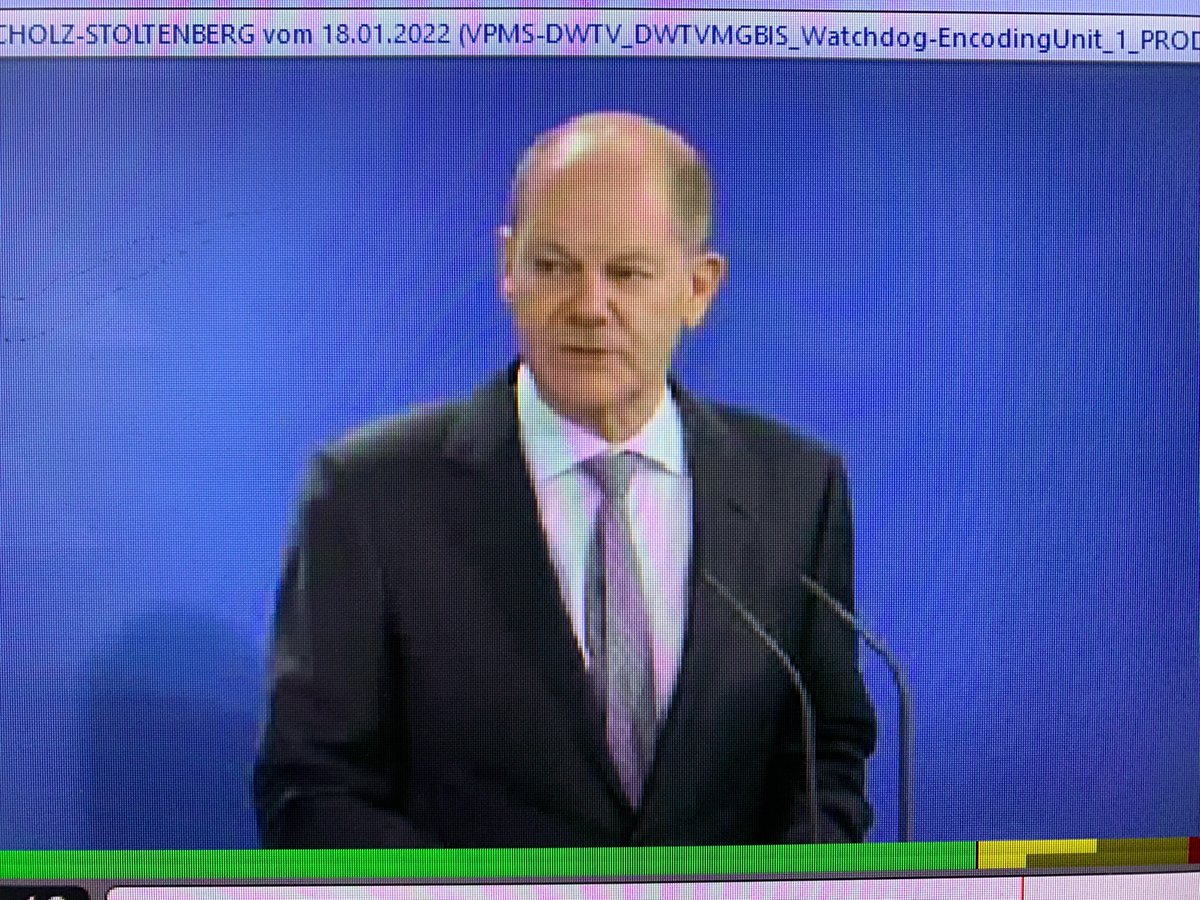 Olaf Scholz indicates he *is* prepared to stop Nord Stream 2 if Russia attacks Ukraine.  It's clear that in the event of a military intervention against Ukraine, there will be a high price to pay, and that everything will be up for discussion