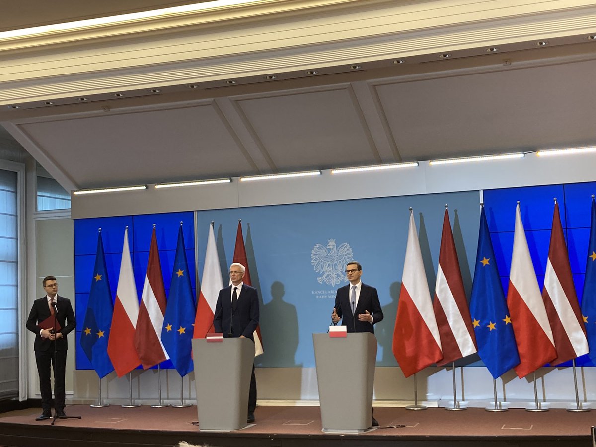 Prime Minister @MorawieckiM on NordStream2: We call on German partners to wake up, to become aware of the great risks involved in handing over this tool of blackmail to Moscow