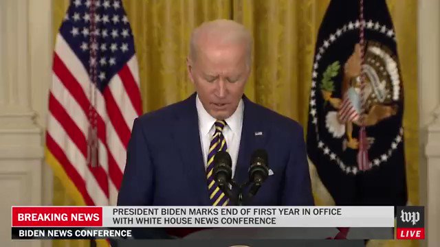 Biden says It's one thing if it's a minor incursion. Bt if they actually do what they're capable of doing. It is going to be a disaster for Russia, if they invade Ukraine. Promises heavy and real penalties.