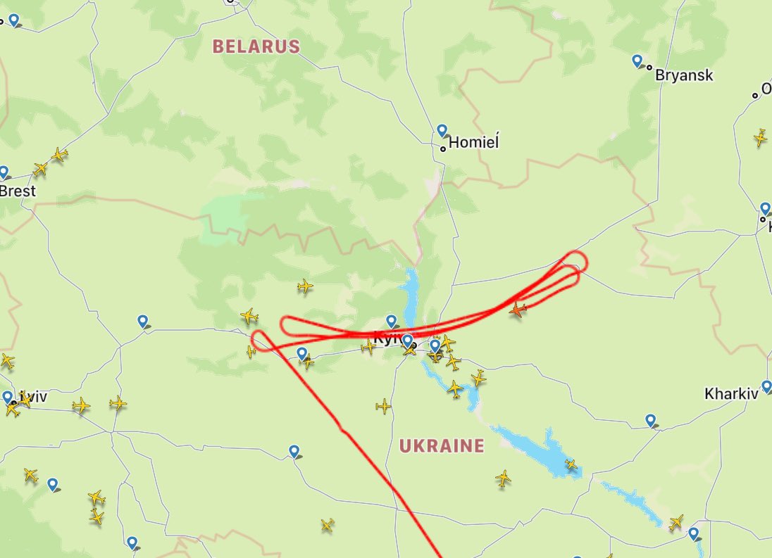 RQ-4 drone is paying very close attention to the border with Belarus