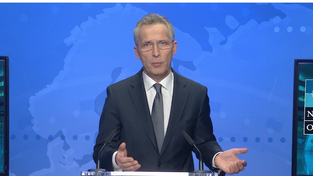 The ruse of military exercises can be used to launch an attack, Sec Gen Stoltenberg recalls from the buildup ahead of the annexation of Crimea. Russia has said it wants more transparency with exercises. NATO says the alliance is ready anytime