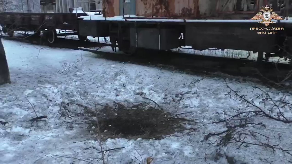 Damage at transformer in Olenivka after clashes
