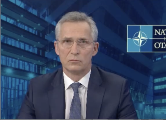 Addressing Ukrainian President Zelenskyy's complaints the west is hyping the potential for a Russian invasion, NATO Sec Gen Stoltenberg counters, There is no sign this military buildup is slowing down. It continues. That's a fact; that's reality”