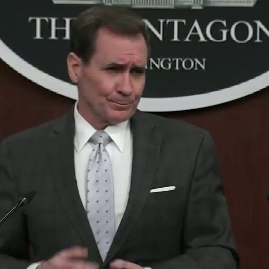 Asked why U.S. has now decided to deploy military forces to Europe amid Russian aggression, Pentagon spokesperson says Russian leader Putin continues to add forces—combined arms, offensive capabilities even over just the last 24 hours