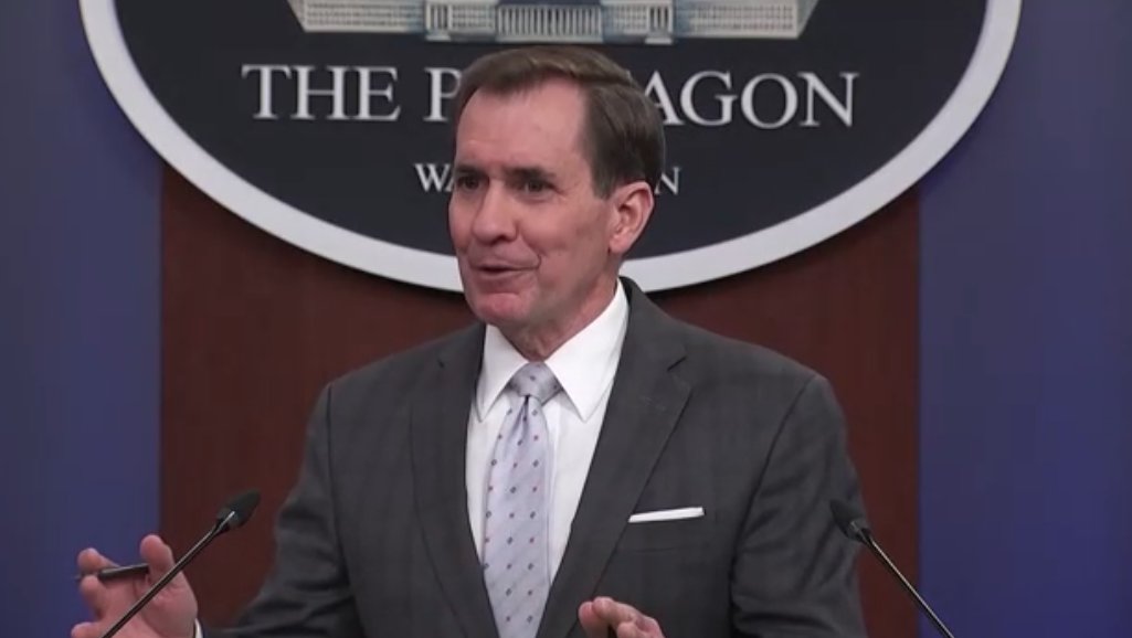 No change to their presence or posture of @NationalGuard in Ukraine where they're continuing to provide trainings, resources and assistance, responds @PentagonPresSec to @CarlaBabbVOA