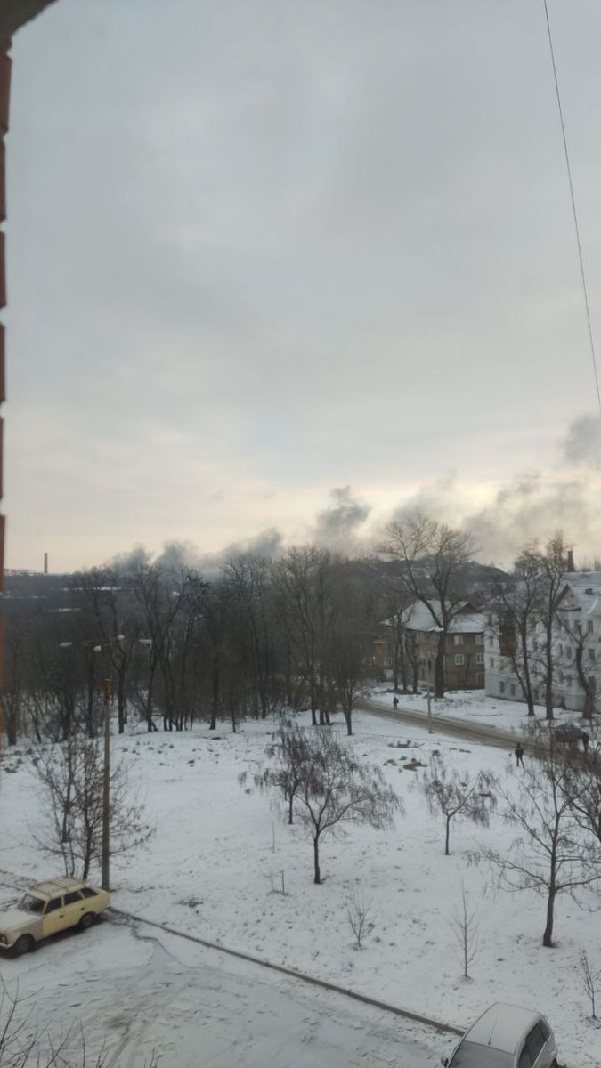 Smoke seen north to Donetsk near Yakovlivka