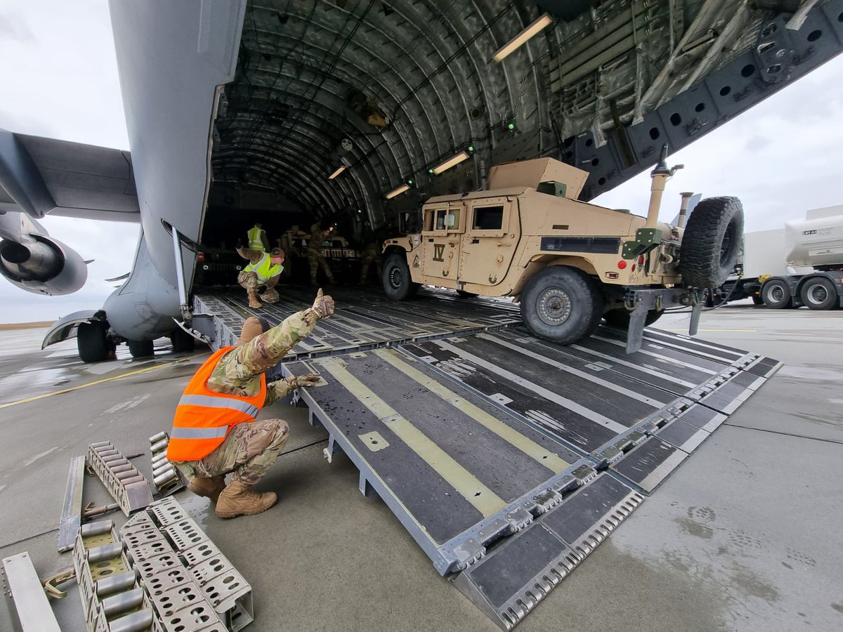 Ministry of National Defense of Poland: Successive transports of U.S. equipment and troops reach Poland