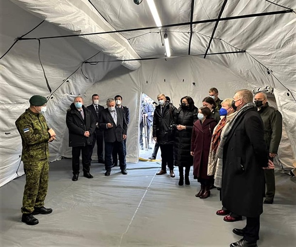 Germany and Estonia handed over a brigade-level mobile field hospital for the Armed Forces of Ukraine