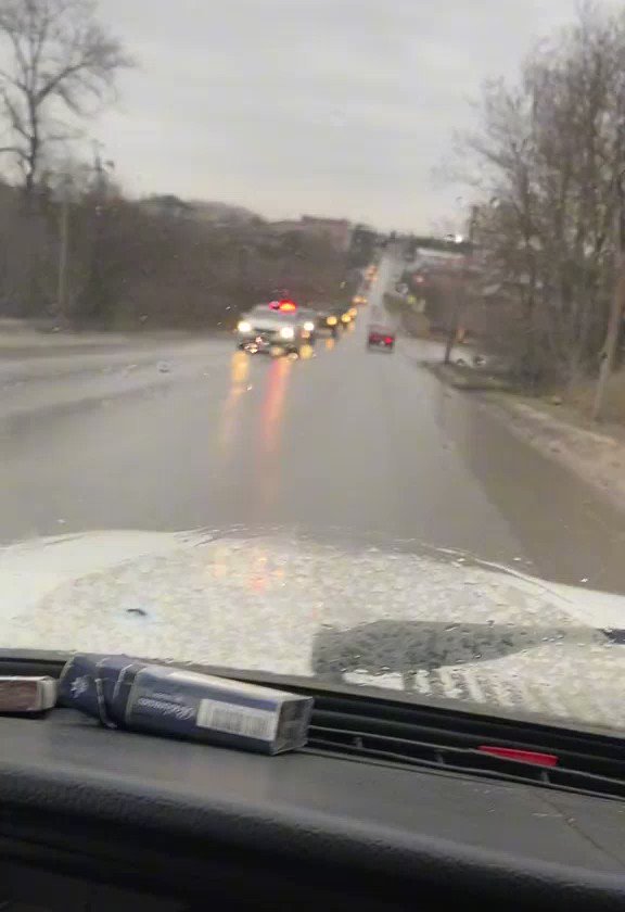 Big military convoy in Chaltyr, west to Rostov