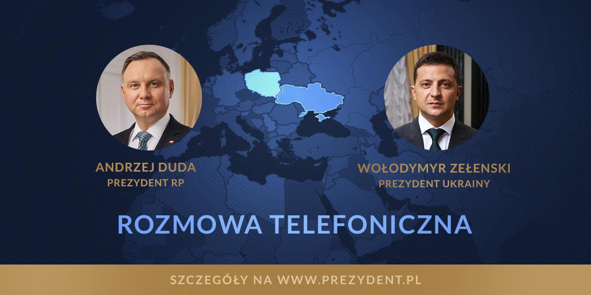 The Presidents of Poland and Ukraine @AndrzejDuda @ZelenskyyUa held consultations on the latest international talks and exchanged information. President Duda told Ukrainian leader about the Weimar Triangle summit and the talks in Beijing