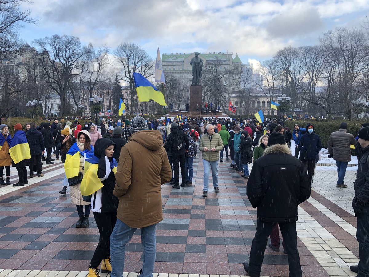 Protest against war is about to begin in Kyiv