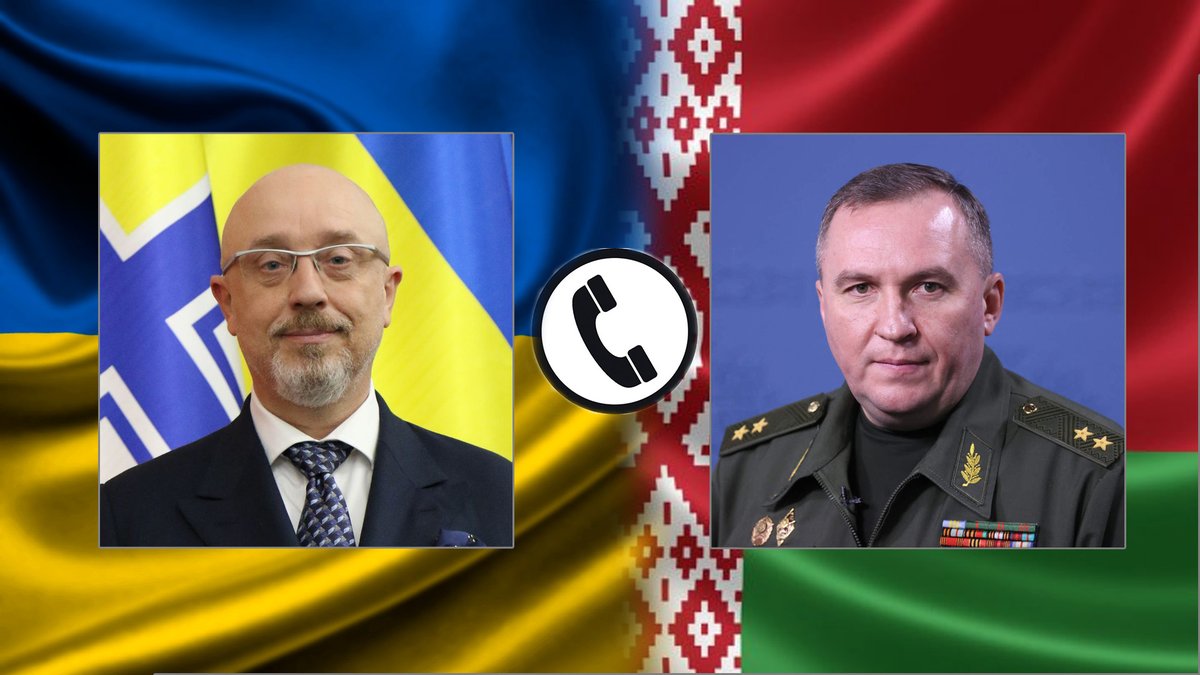 Defense Ministers of Belarus and Ukraine in a phone call discussed security situation in the region. Agreed to allow military attaches to the military exercises