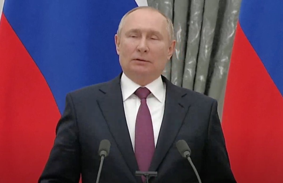 Putin seems to say he won't confirm vote: I've just been informed by my administration. Deputies follow public opinion. It's clear overwhelming majority sympathise with Donbass citizens. But need to resolve the problem that Donbass, but we need to do it via Minsk