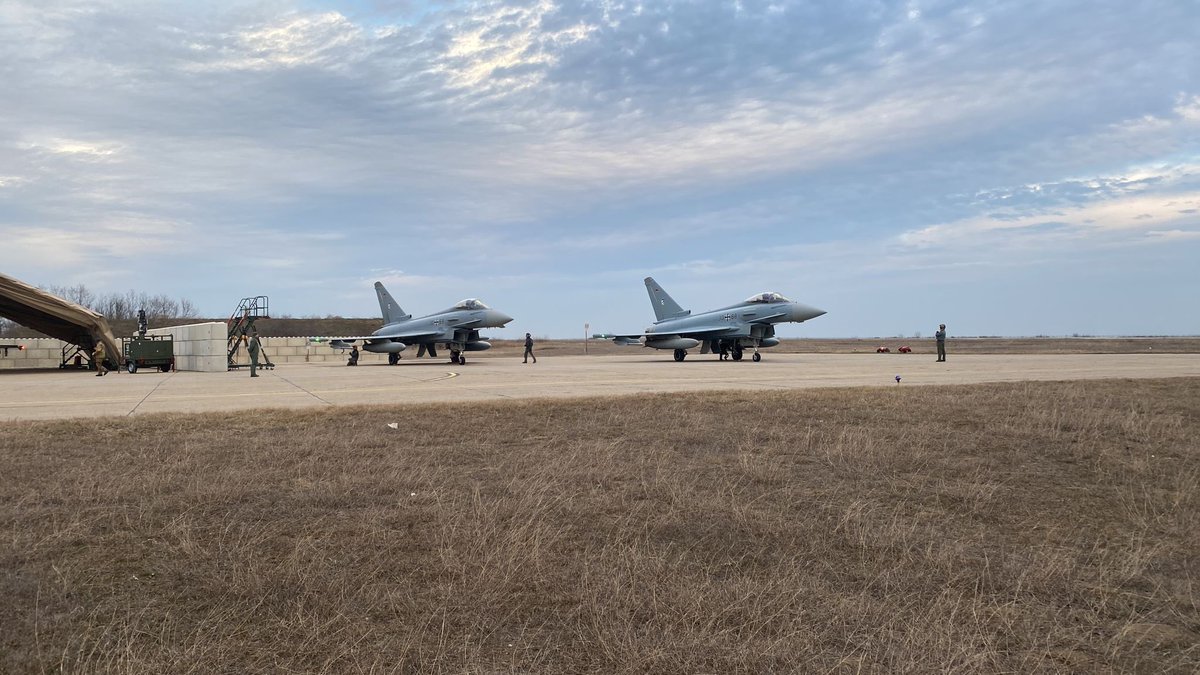 German fighter jets deployed to Romania