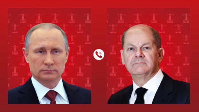Putin and Scholz discussed  situation in Ukraine. Scholz condemned plans of Russia on recognition of occupied territories