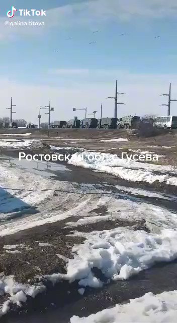 Troops at Gusev, Rostov Oblast