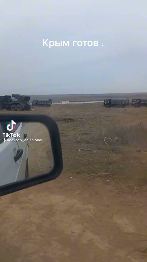 Russian military deployment near Novoozerne, Crimea