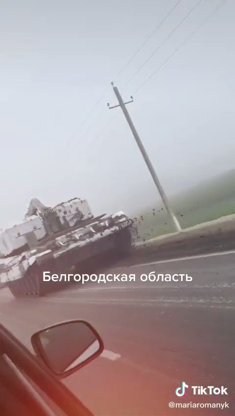 TOS-1 heavy flamethrower MLRS filmed in Stary Oskol