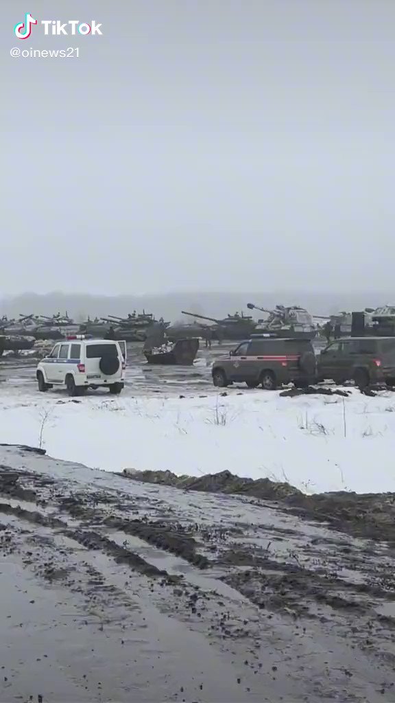 Big military deployment in Novy Oskol