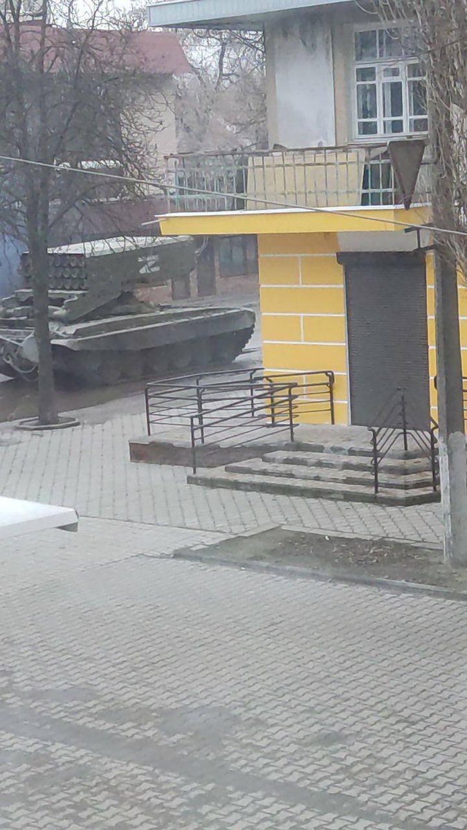 TOS-1 Solntsepek in Tokmak,Zaporizhiye region