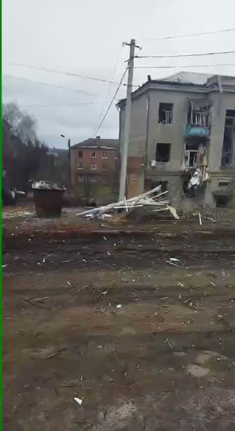 Aftermath of Russian strikes,  Izyum,  Kharkiv oblast