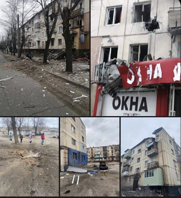 Russian troops shelled Severodonetsk causing widespread damage