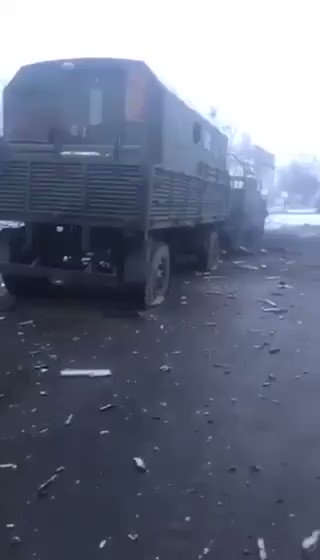 Russian military vehicles were destroyed near Borodyanka, Kyiv region