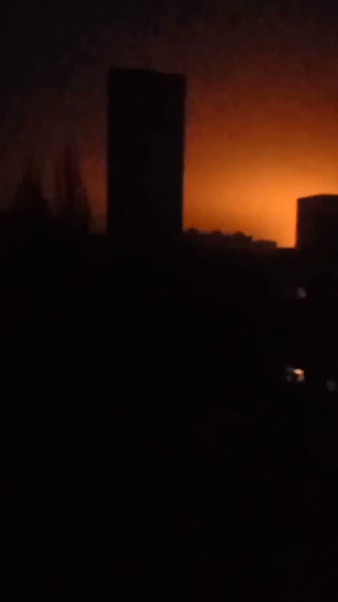 Heavy shelling near Kharkiv now