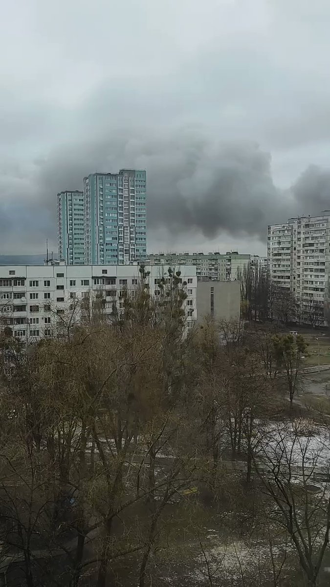 Fire at Saltivka in Kharkiv now