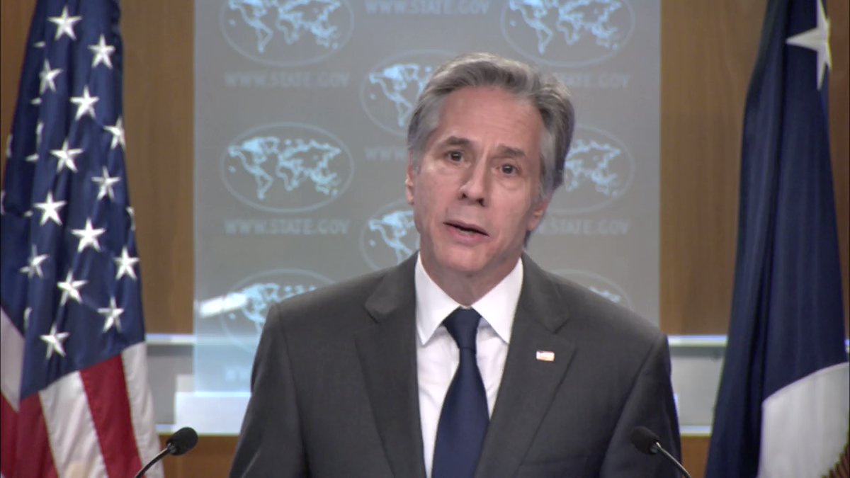 Department of State:.@SecBlinken: We're sending humanitarian assistance to the people of Ukraine, and we are working to support the frontline countries