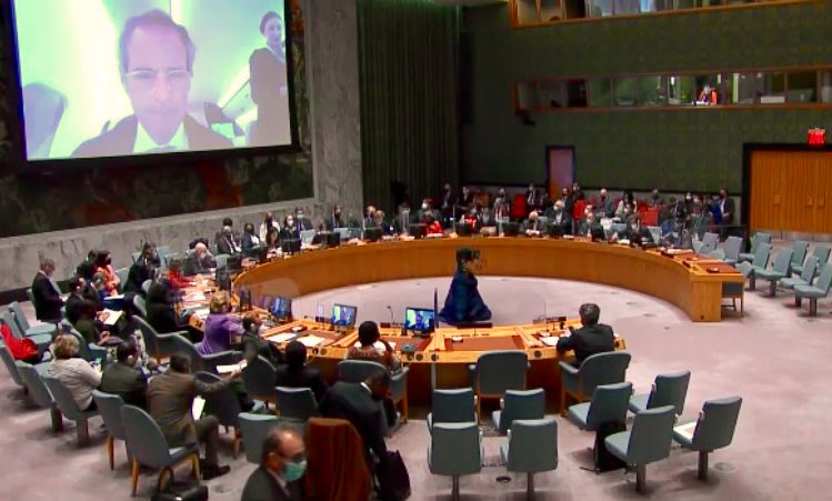 UNSC meeting today on Russia's attack on Zaporizhzhya nuclear power plant in Ukraine.  Sweden condemns the Russian military aggression against Ukraine & demands that all parties fully comply with their obligations under int'l humanitarian law to spare the civilian population