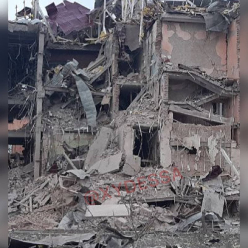 Heavy destruction in Velikodolynske, Odesa region after overnight aerial attack