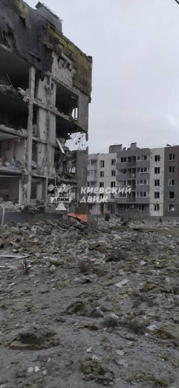 Bucha: in an overnight shelling, the shell hit a residential area
