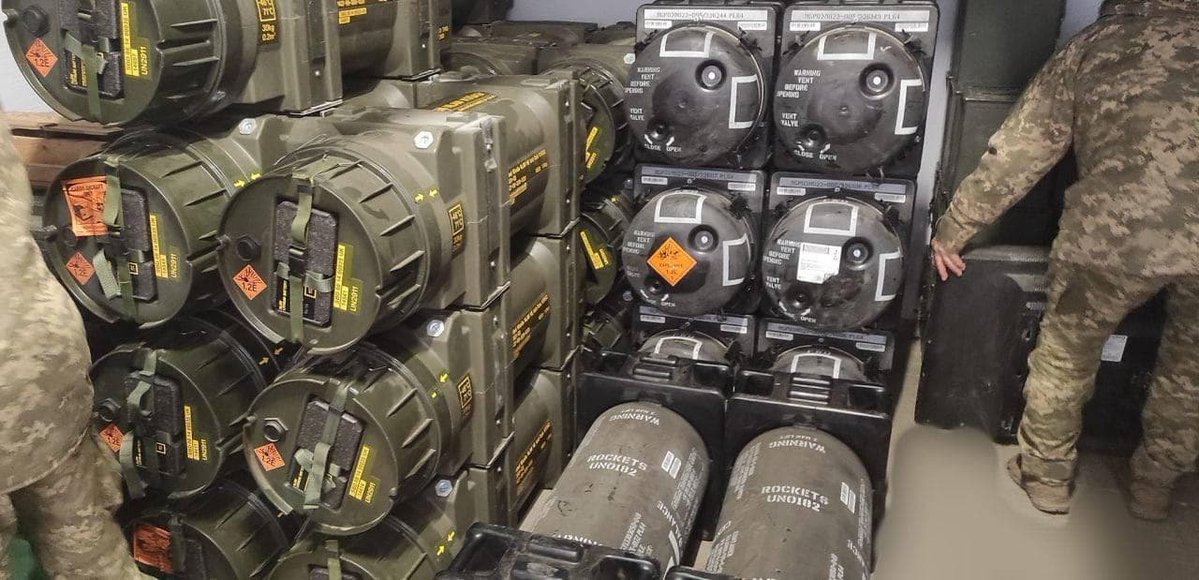 Additional supply of ATGM Javelin and NLAW arrived in Ukraine