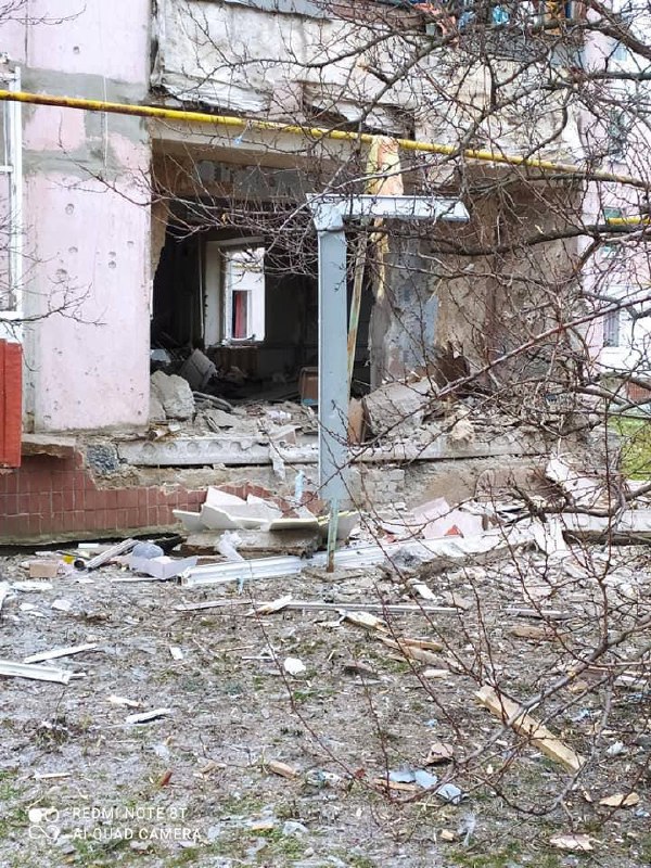 Damage in Hulaypole after Russian army shellings