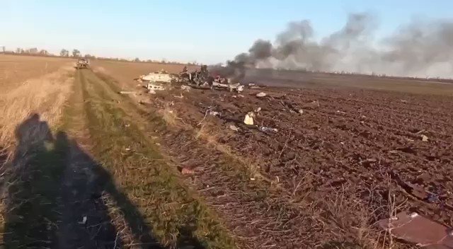 2 Russian helicopters shot down near Novomykolaivka in Kherson region