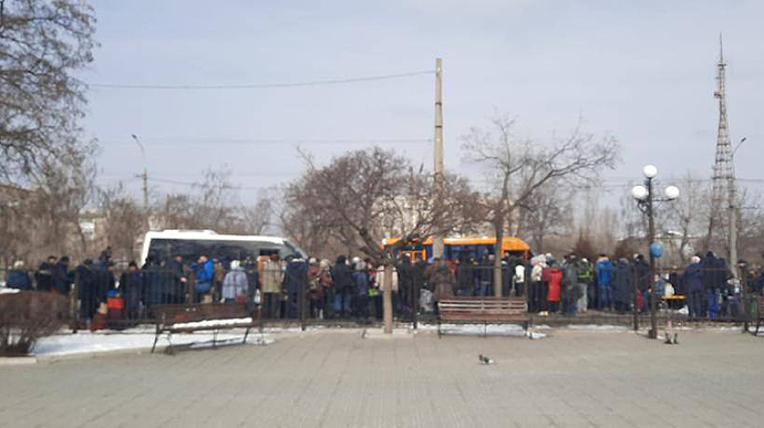 24 buses of people were evacuated from Nemishayevo and Dmytrivka