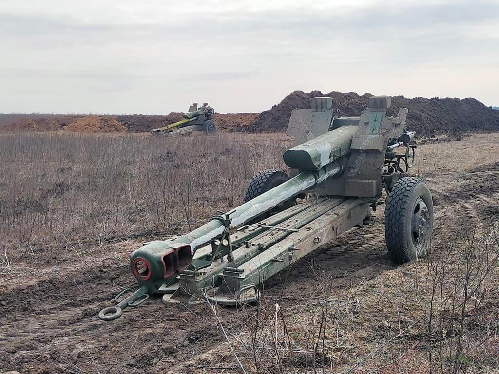 Ukrainian army seized Russian artillery position near Mykolaiv