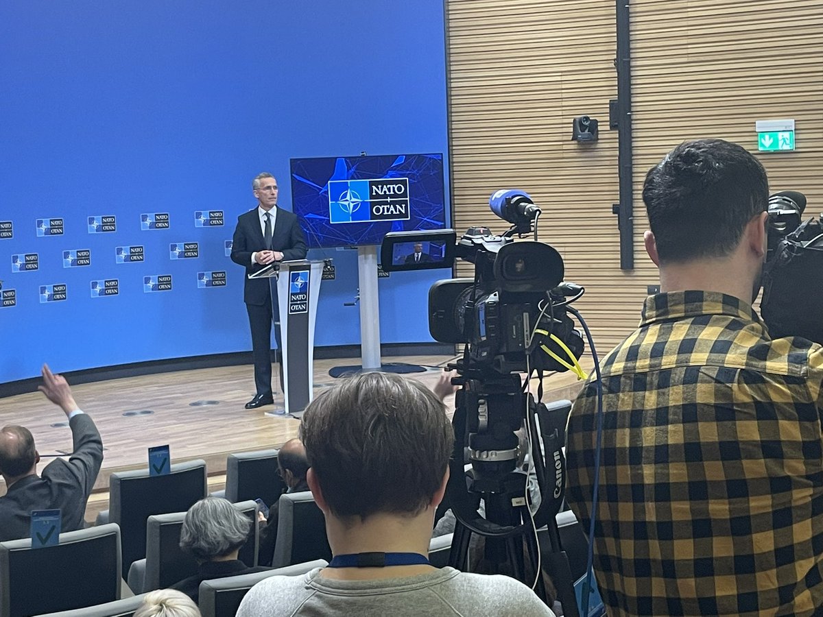 On Poland's proposal for a peacekeeping mission, NATO Secretary General says what we need is peace in Ukraine, we support all efforts to find a negotiated solution, we have no plans of deploying NATO troops on the ground in Ukraine