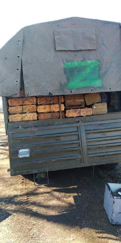 Truck with ammunition was seized by Ukrainian army in Mykolaiv region