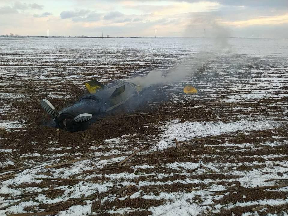 Russian Tochka missile shot down near Popasna, reportedly with MANPADS