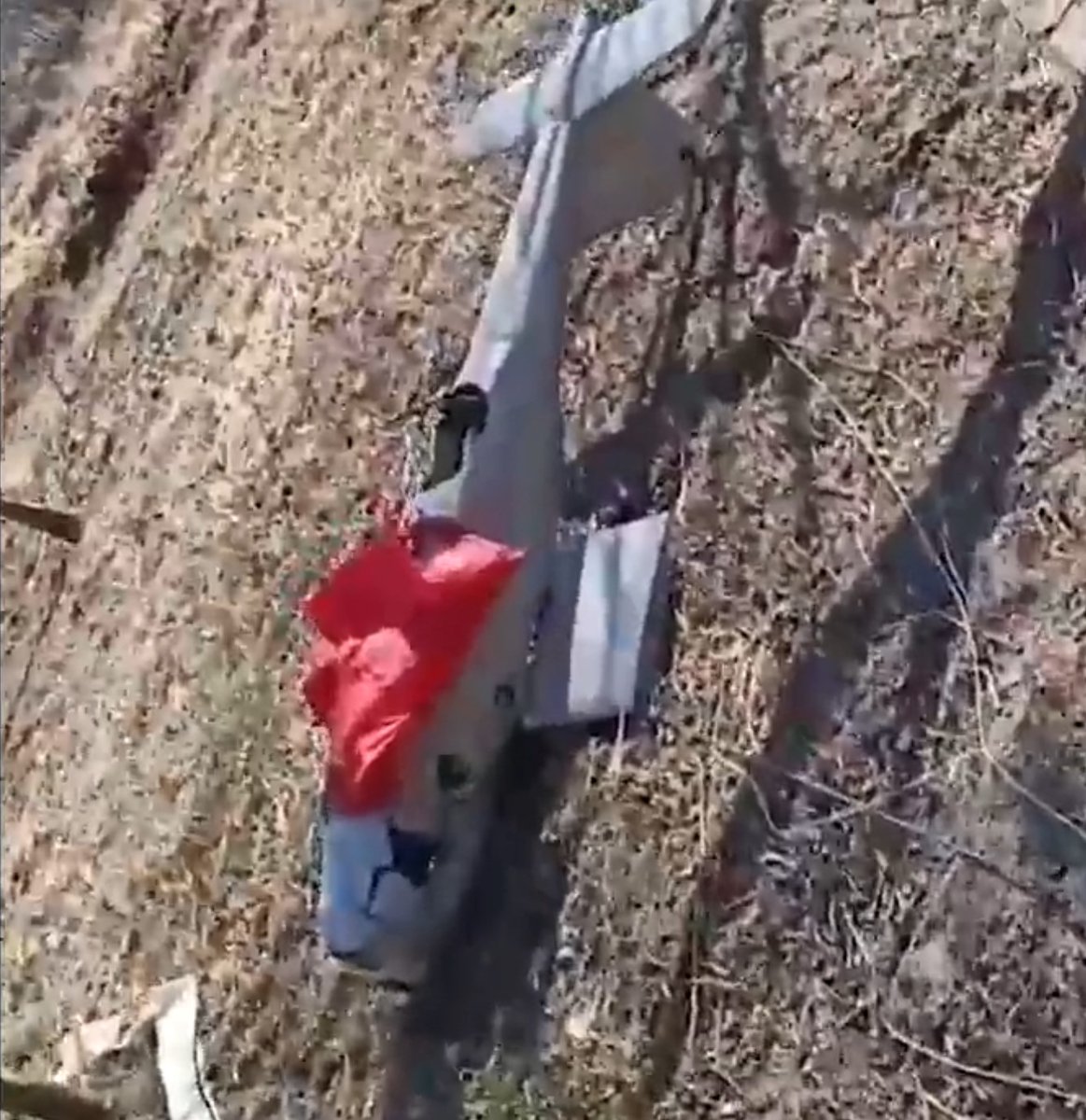 A Russian Orlan-10 recon drone crashed or was shot down, claimed to be in the vicinity of the village of Moshchun