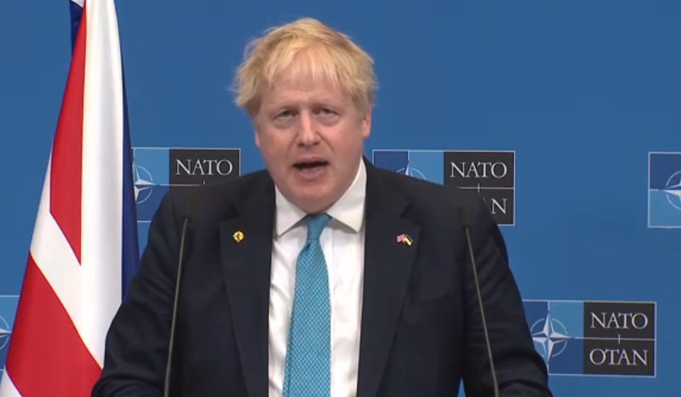 If Russia President Putin were to use WMDs in Ukraine the consequences would be very, very severe but you have to have an ambiguity about your response, says @BorisJohnson to reporters following @NATO meeting