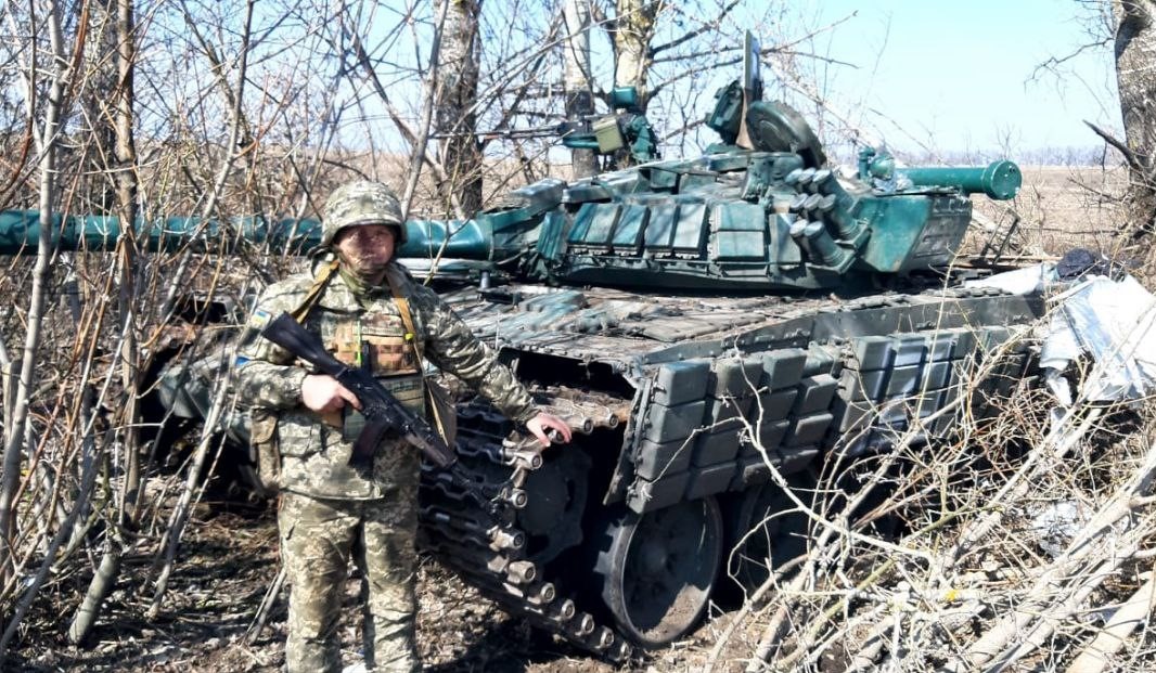 Ukrainian army cleared Husarivka in Kharkiv region from Russian troops, many equipment destroyed