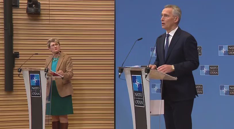 .@NATO chief Jens Stoltenberg:   According to our intelligence, Russian units are not withdrawing, but repositioning. Russia is trying to regroup, resupply & reinforce its offensive in the Donbas region. At the same time, Russia maintains pressure on Kyiv and other cities”