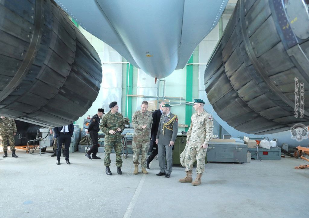 Armenia hosted military attaches of the EU and NATO member states at the Gyumri Air Base to prove that its 4 Sukhoi Su-30SM fighter jets remained in place and weren't send to aid Russia in Ukraine